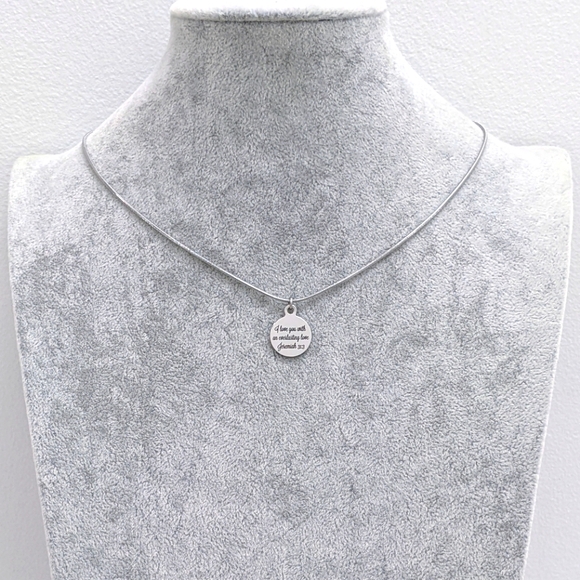 Christian Bible Verse Scripture Necklace - Picture 5 of 6